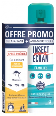 [844FgT8441600] Insect Ecran Après-Piqûres Gel Apaisant 20 g + Familles 100 ml