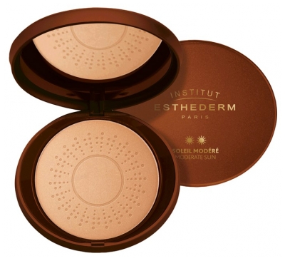 [844FgT8441606] Institut Esthederm Reflets de Soleil Poudre Ensoleillante Protectrice Soleil Modéré 15 g