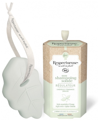 Mon Shampoing Solide Régulateur Bio 75g Respectueuse