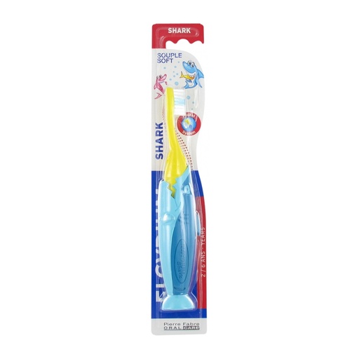 Shark Brosse à Dents 2-6 Ans Souple Elgydium
