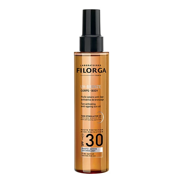 [844FgT8201812] Filorga UV Bronze Corps Huile solaire anti âge SPF 30