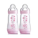 Biberon Anti Colique Rose 2 x 260ml Mam