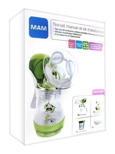 Tire lait manuel et kit d'allaitement MAM