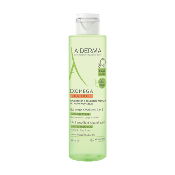 Exomega Control Gel Lavant 2en1 A-Derma