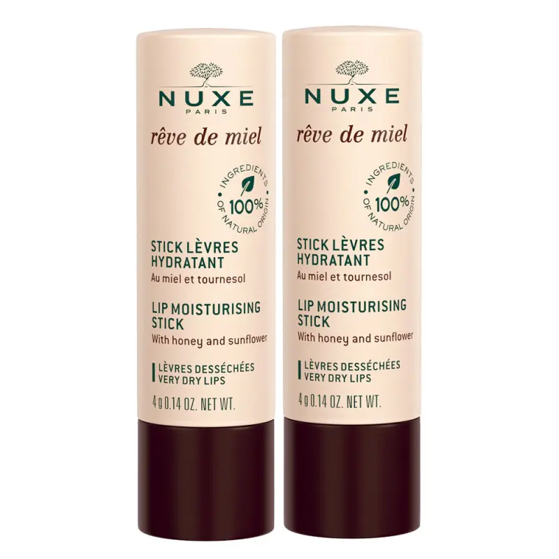Stick lèvres lot de 2 x 4g Nuxe