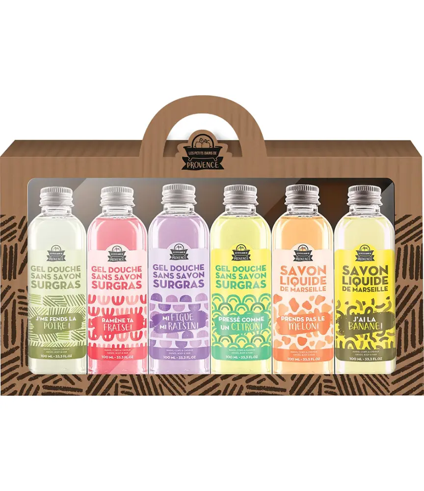 Coffret Les Fruits je m'en savonne Les Petits Bains de Provence