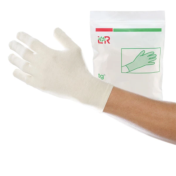 [844FgT8202458] Lohmann Gants en coton dermatologiques tg