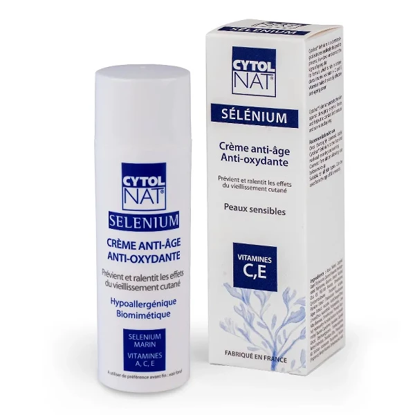 [844FgT8202824] Sélénium Crème anti âge 50ml Cytolnat