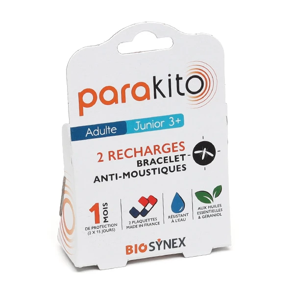 [844FgT8202833] Parakito Recharge bracelet anti moustique