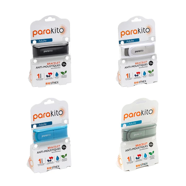 [844FgT8202838] Parakito Bracelet anti moustique adulte