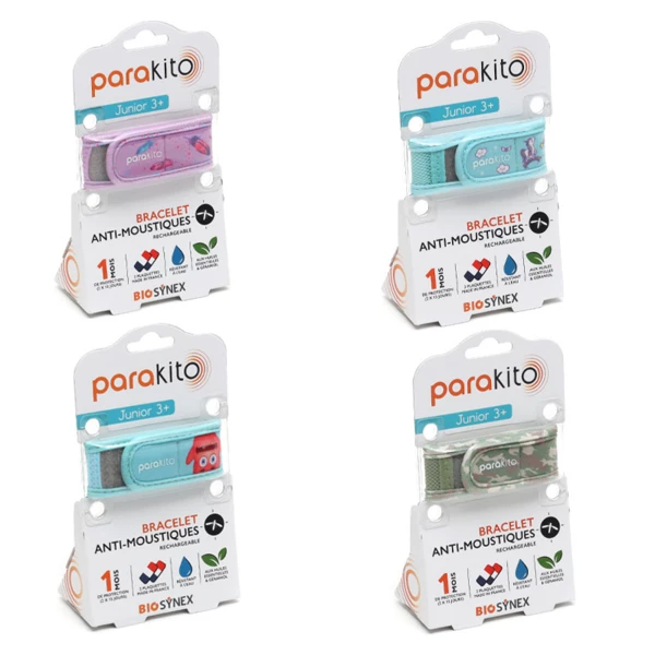 [844FgT8202843] Parakito Bracelet anti moustique enfant