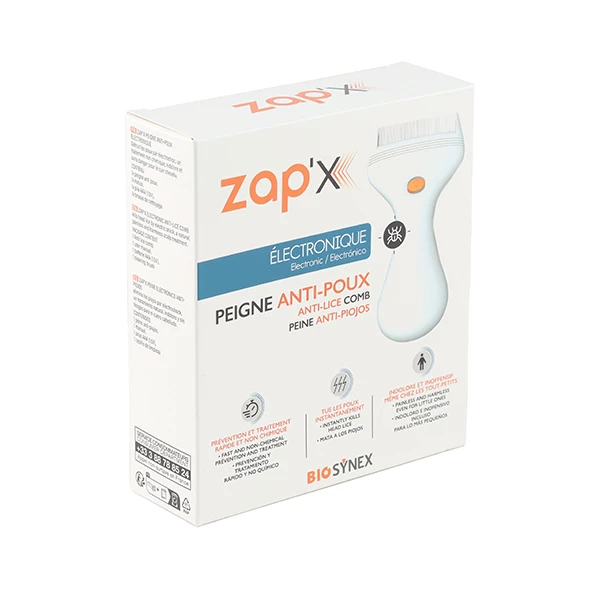 [844FgT8202856] Zap peigne anti poux électronique