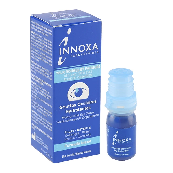 [844FgT8202875] Innoxa Yeux rouges et fatigués Gouttes oculaires formule bleue