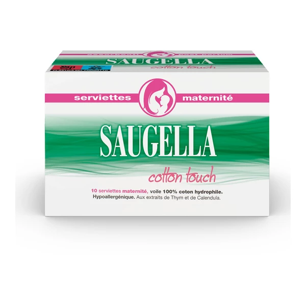 [844FgT8202955] Saugella Cotton Touch serviettes maternité