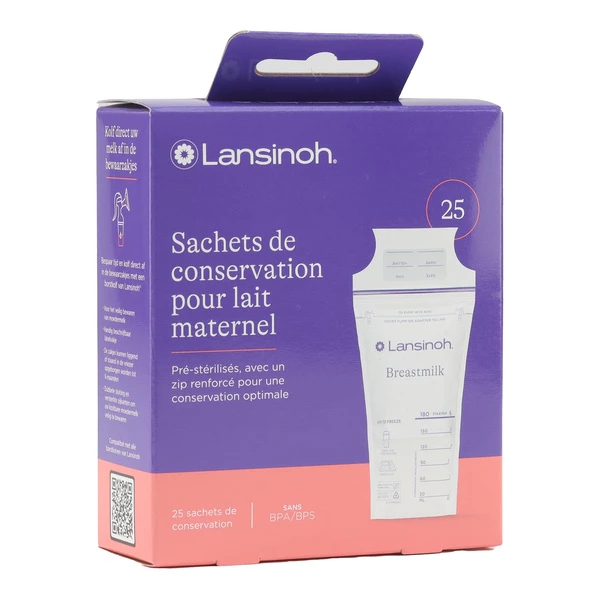 [844FgT8202966] Lansinoh Sachets de conservation de lait maternel