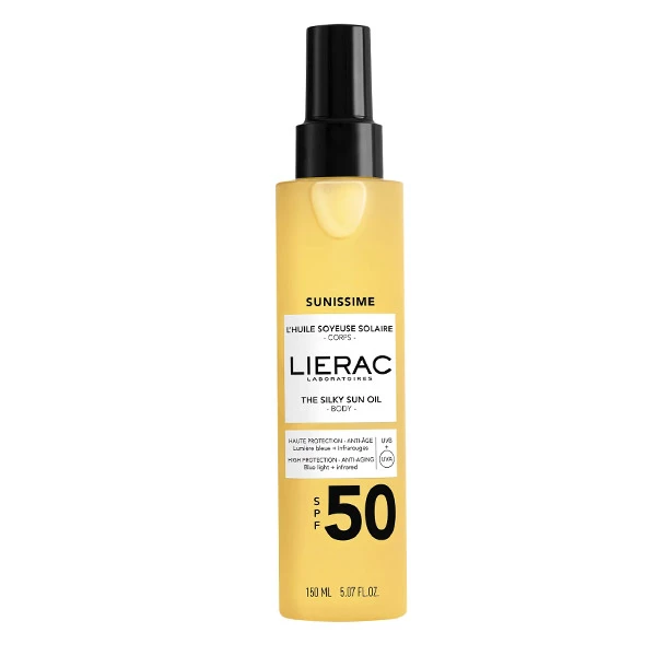 [844FgT8203003] Lierac Sunissime huile solaire soyeuse SPF 50