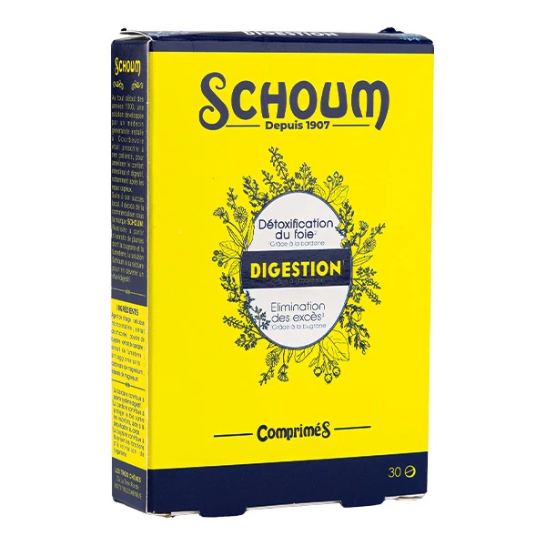 [844FgT8203034] Schoum Digestion comprimés