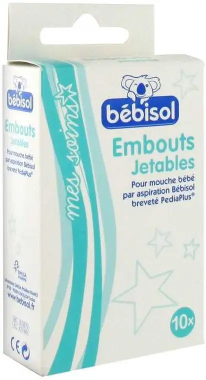 Bébisol 10 Embouts Jetables pour mouche-bébé