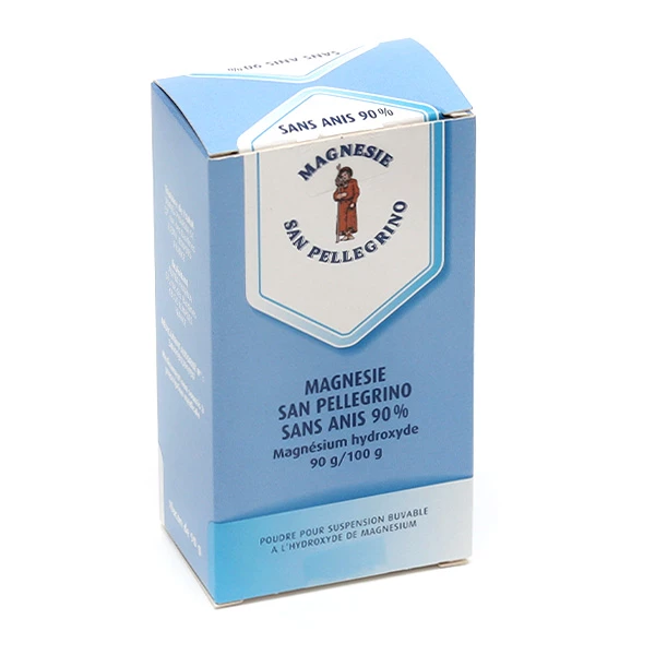 [844FgT8204207] Magnesie San Pellegrino sans anis 90 % poudre pour suspension buvable