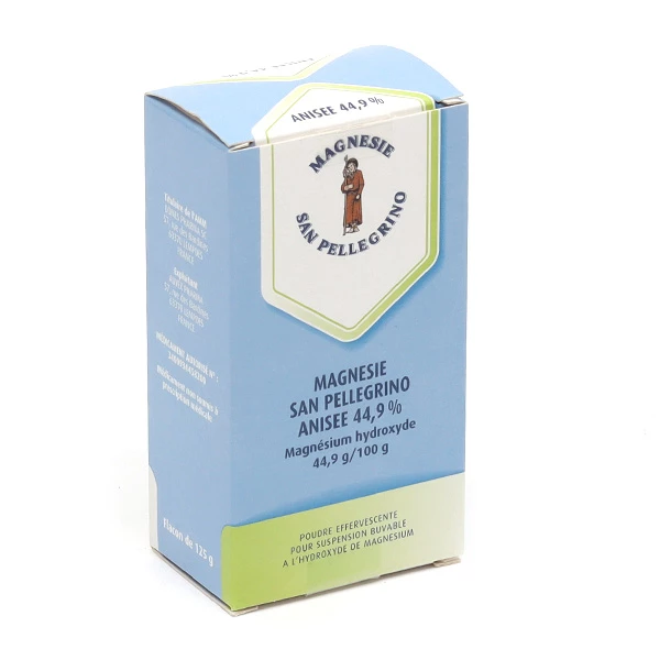[844FgT8204211] Magnésie San Pellegrino anisée 44,9 % poudre