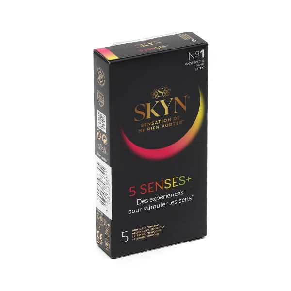 [844FgT8204555] Manix Skyn 5 Senses+ préservatifs sans latex