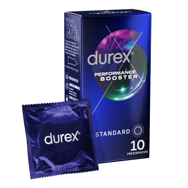 [844FgT8204559] Durex Performance Booster préservatifs
