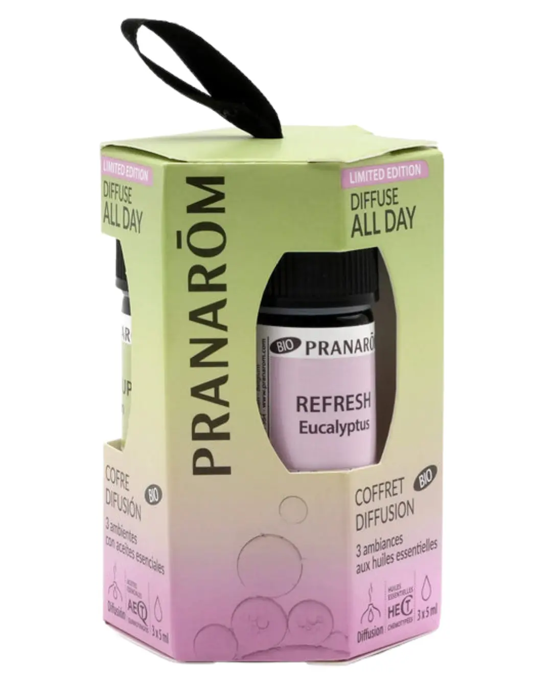 Coffret Diffuse All Day Bio 3x5ml Pranarôm