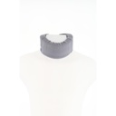 Collier C1 souple avec housse de protection gris Taille 4 hauteur 7,5cm Gibaud