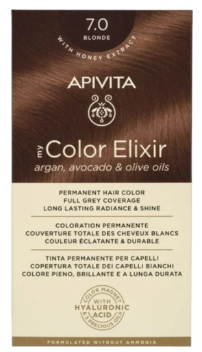 Coloration Permanente 7.0 Blond My Color Elixir Apivita