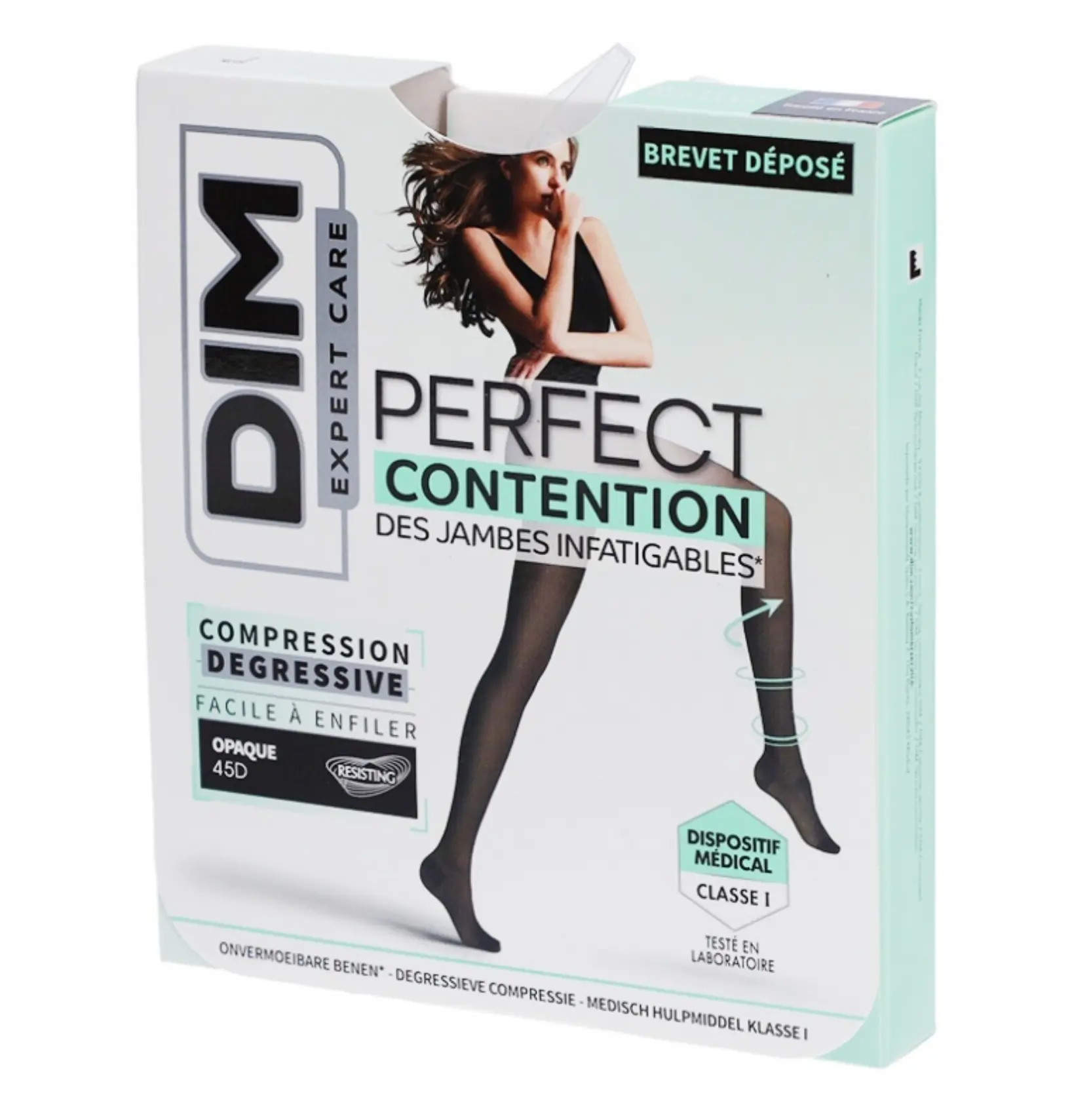 DIM Expert Care Perfect Collant de Contention Noir Opaque 1 Paire